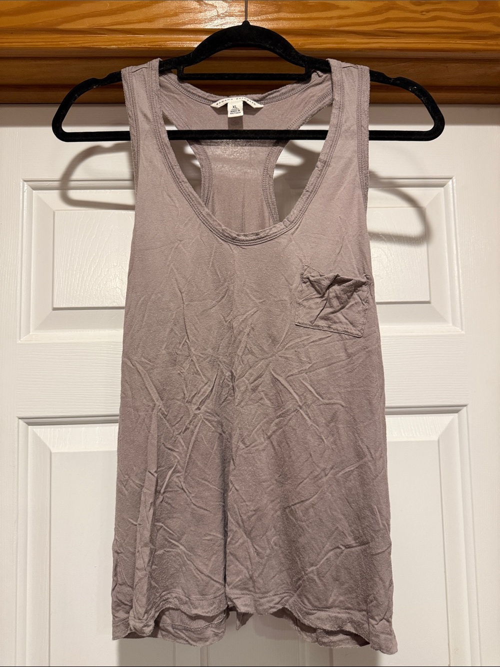 Banana Republic Dusty Mauve Racerback Tank with Pocket